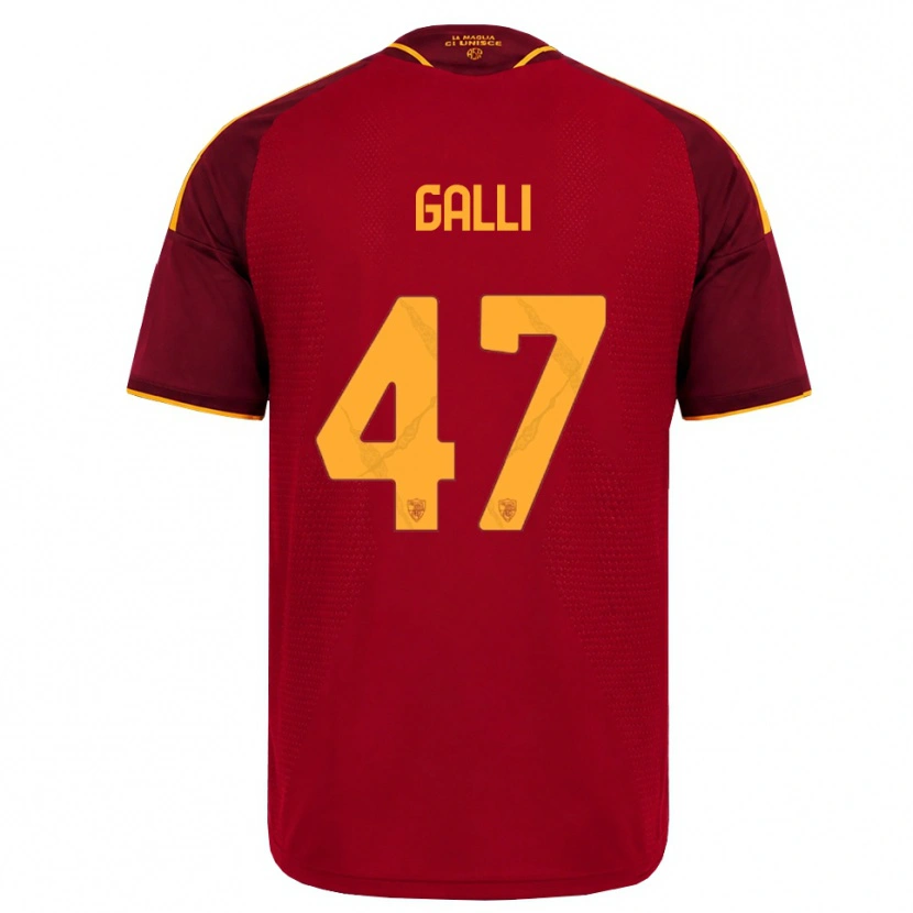 Danxen Damen Giulia Galli #47 Rot Gold Gelb Heimtrikot Trikot 2026/27 T-Shirt Schweiz