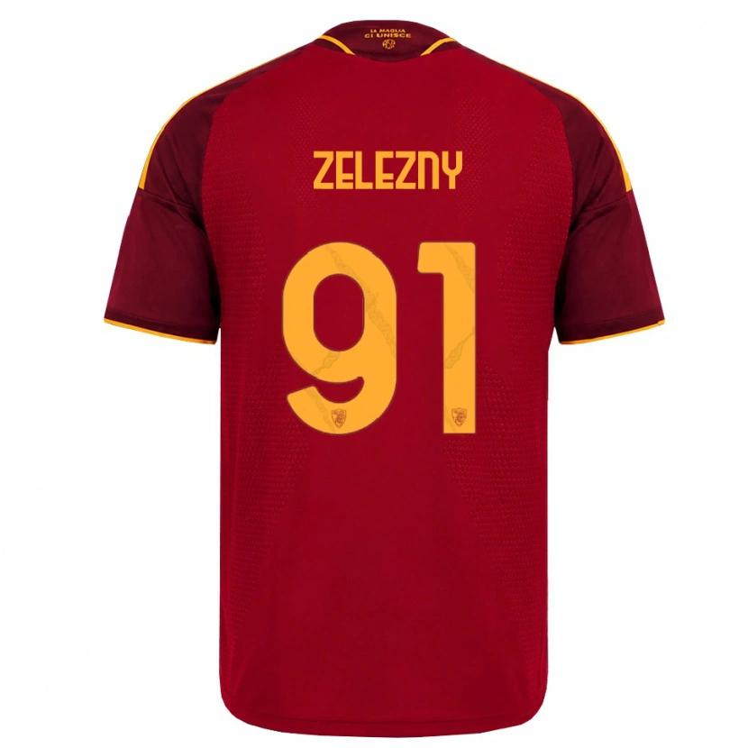 Danxen Damen Radoslaw Zelezny #91 Rot Gold Gelb Heimtrikot Trikot 2026/27 T-Shirt Schweiz