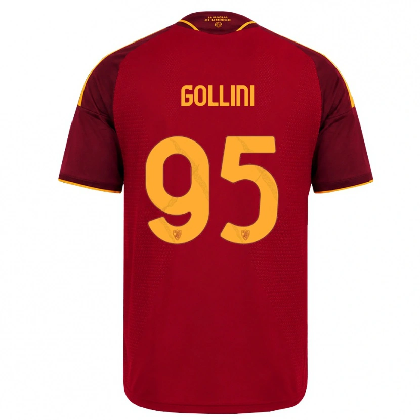 Danxen Damen Pierluigi Gollini #95 Rot Gold Gelb Heimtrikot Trikot 2026/27 T-Shirt Schweiz