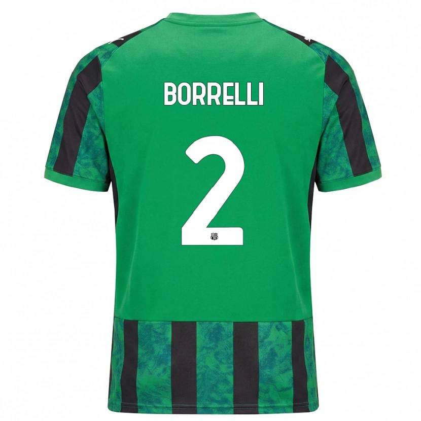 Danxen Damen Michele Borrelli #2 Grün Schwarz Weiß Heimtrikot Trikot 2026/27 T-Shirt Schweiz