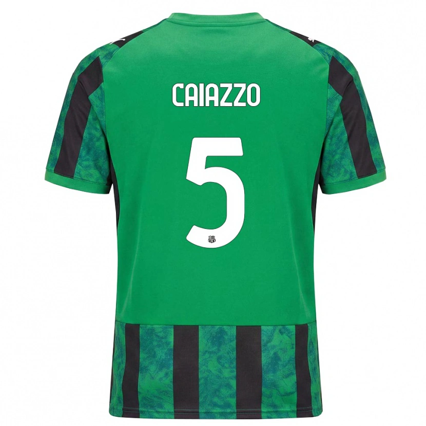 Danxen Damen Sara Caiazzo #5 Grün Schwarz Weiß Heimtrikot Trikot 2026/27 T-Shirt Schweiz