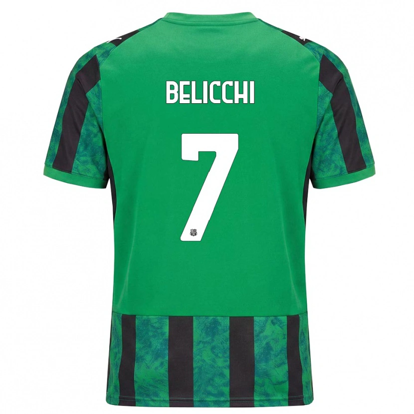 Danxen Damen Gianmarco Belicchi #7 Grün Schwarz Weiß Heimtrikot Trikot 2026/27 T-Shirt Schweiz