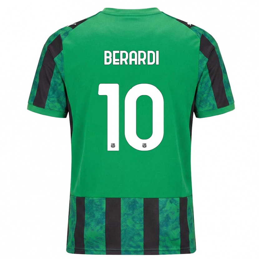 Danxen Damen Domenico Berardi #10 Grün Schwarz Weiß Heimtrikot Trikot 2026/27 T-Shirt Schweiz