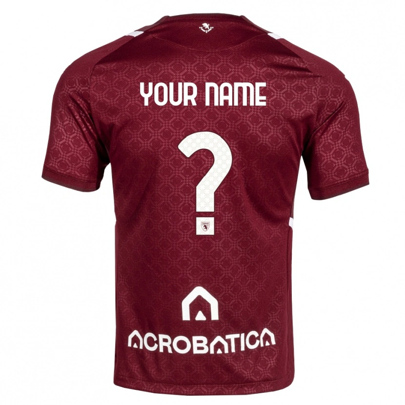Danxen Damen Ihren Namen #0 Burgund Weiß Heimtrikot Trikot 2026/27 T-Shirt Schweiz