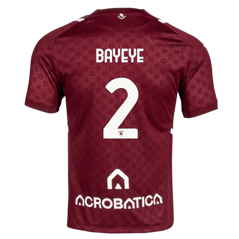 Danxen Damen Brian Bayeye #2 Burgund Weiß Heimtrikot Trikot 2026/27 T-Shirt Schweiz