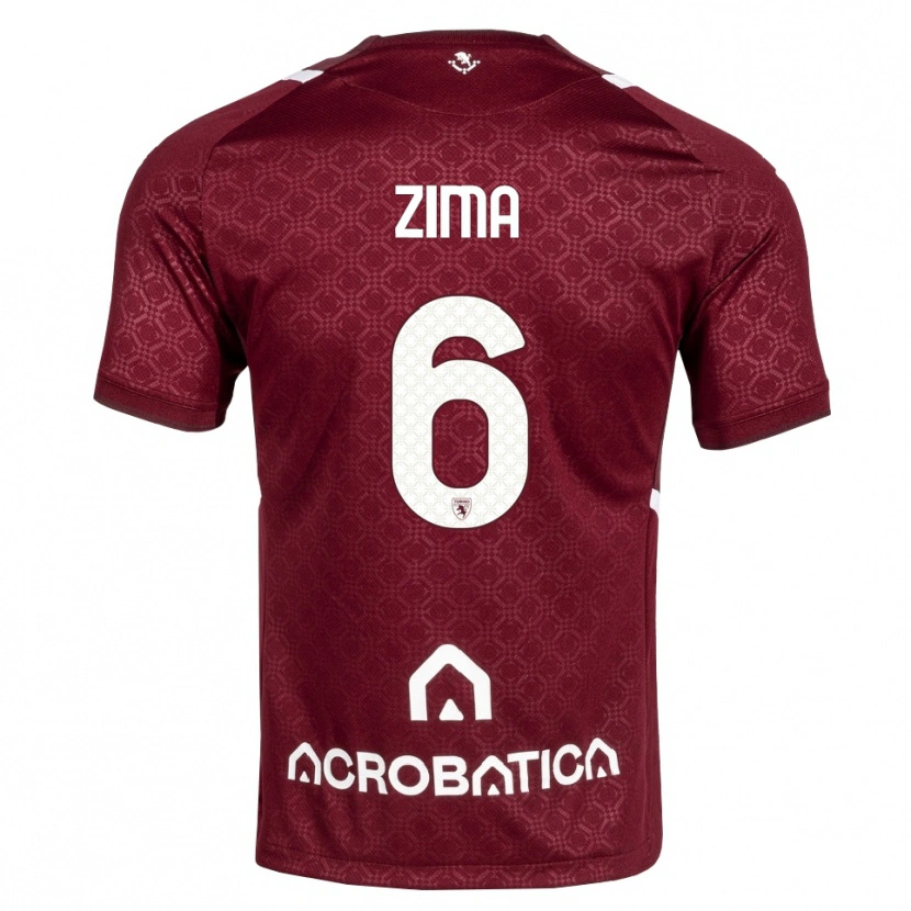 Danxen Damen David Zima #6 Burgund Weiß Heimtrikot Trikot 2026/27 T-Shirt Schweiz