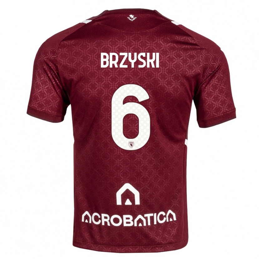 Danxen Damen Igor Brzyski #6 Burgund Weiß Heimtrikot Trikot 2026/27 T-Shirt Schweiz