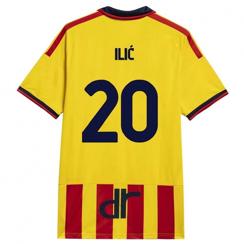 Danxen Damen Ivan Ilić #20 Gelb Rot Heimtrikot Trikot 2026/27 T-Shirt Schweiz