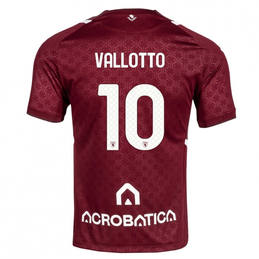 Danxen Damen Greta Vallotto #10 Burgund Weiß Heimtrikot Trikot 2026/27 T-Shirt Schweiz