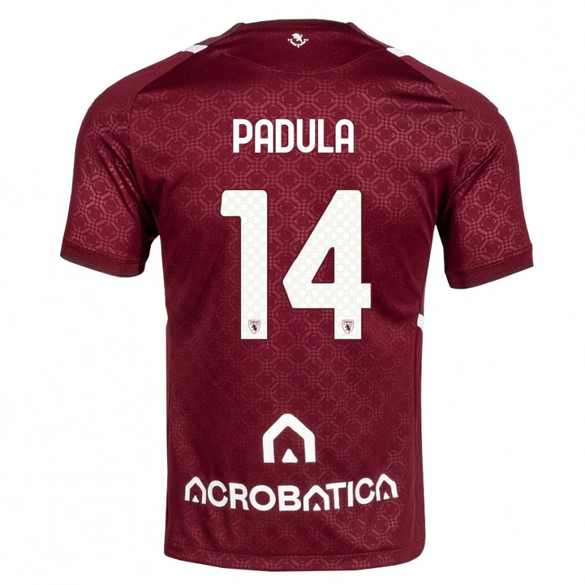 Danxen Damen Cristian Padula #14 Burgund Weiß Heimtrikot Trikot 2026/27 T-Shirt Schweiz
