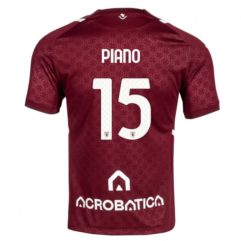 Danxen Damen Enrico Piano #15 Burgund Weiß Heimtrikot Trikot 2026/27 T-Shirt Schweiz