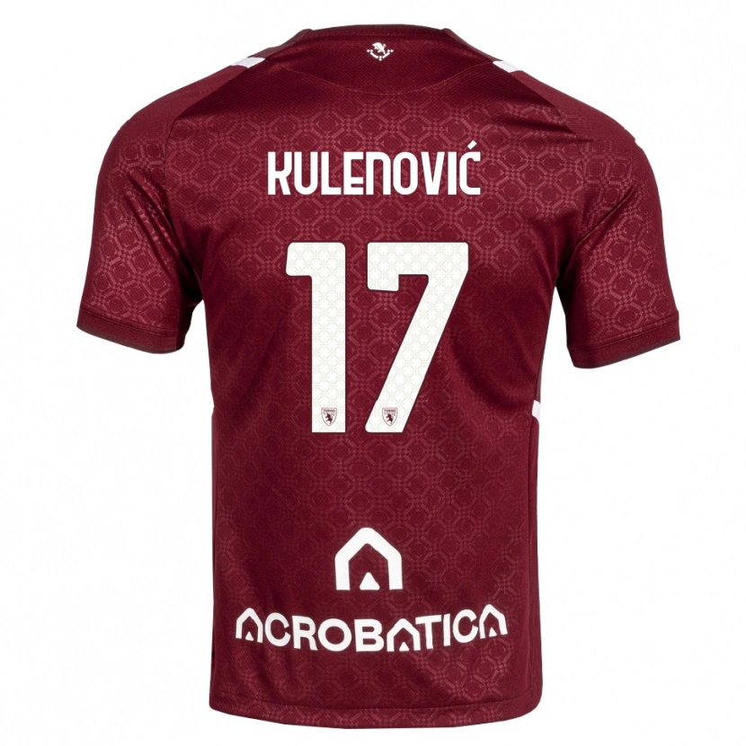 Danxen Damen Sandro Kulenović #17 Burgund Weiß Heimtrikot Trikot 2026/27 T-Shirt Schweiz