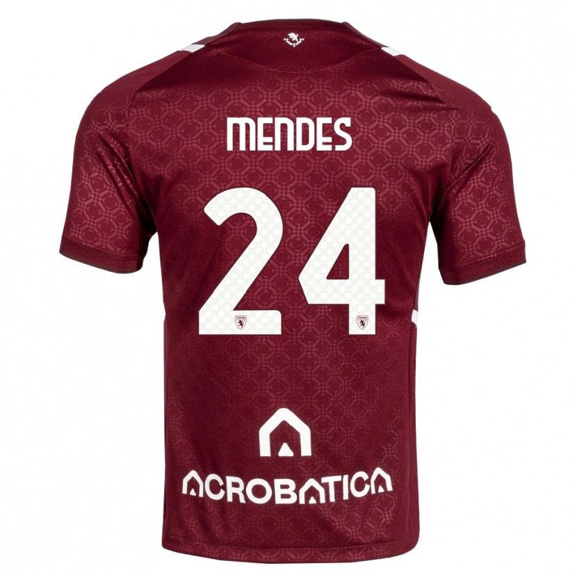 Danxen Damen Rodrigo Mendes #24 Burgund Weiß Heimtrikot Trikot 2026/27 T-Shirt Schweiz