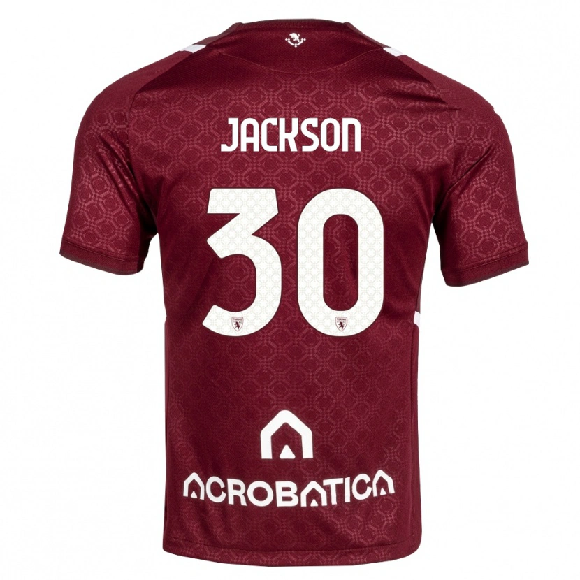 Danxen Damen Michael Jackson #30 Burgund Weiß Heimtrikot Trikot 2026/27 T-Shirt Schweiz