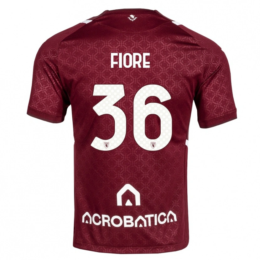 Danxen Damen Jean Fiore #36 Burgund Weiß Heimtrikot Trikot 2026/27 T-Shirt Schweiz