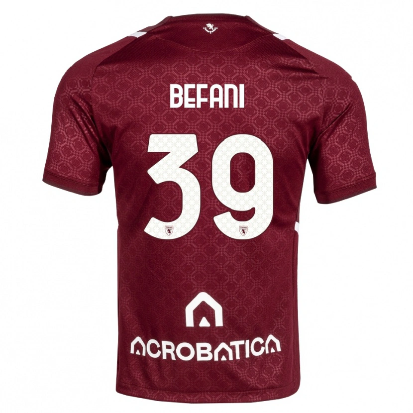 Danxen Damen Haron Befani #39 Burgund Weiß Heimtrikot Trikot 2026/27 T-Shirt Schweiz