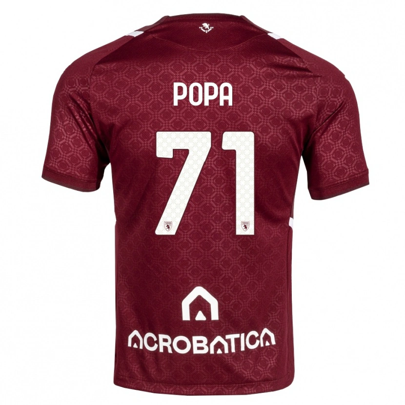 Danxen Damen Mihai Popa #71 Burgund Weiß Heimtrikot Trikot 2026/27 T-Shirt Schweiz