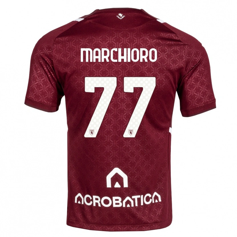 Danxen Damen Raffaele Marchioro #77 Burgund Weiß Heimtrikot Trikot 2026/27 T-Shirt Schweiz