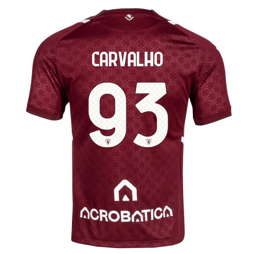 Danxen Damen Lorenzo Carvalho #93 Burgund Weiß Heimtrikot Trikot 2026/27 T-Shirt Schweiz