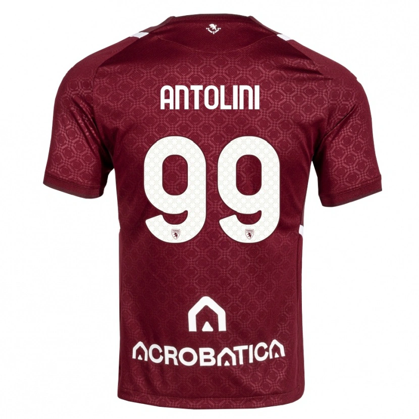 Danxen Damen Jacopo Antolini #99 Burgund Weiß Heimtrikot Trikot 2026/27 T-Shirt Schweiz
