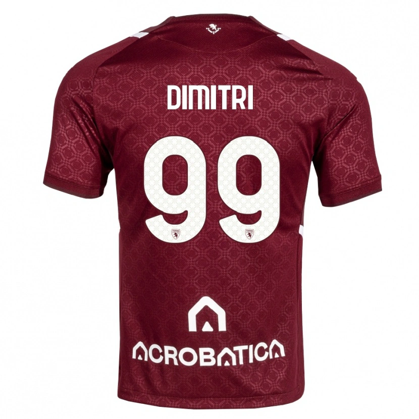 Danxen Damen Matteo Dimitri #99 Burgund Weiß Heimtrikot Trikot 2026/27 T-Shirt Schweiz