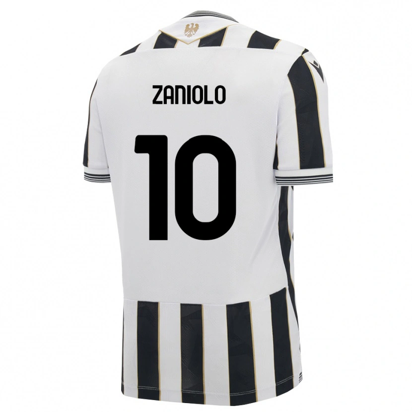 Danxen Damen Nicolò Zaniolo #10 Schwarz Weiß Pink Heimtrikot Trikot 2026/27 T-Shirt Schweiz