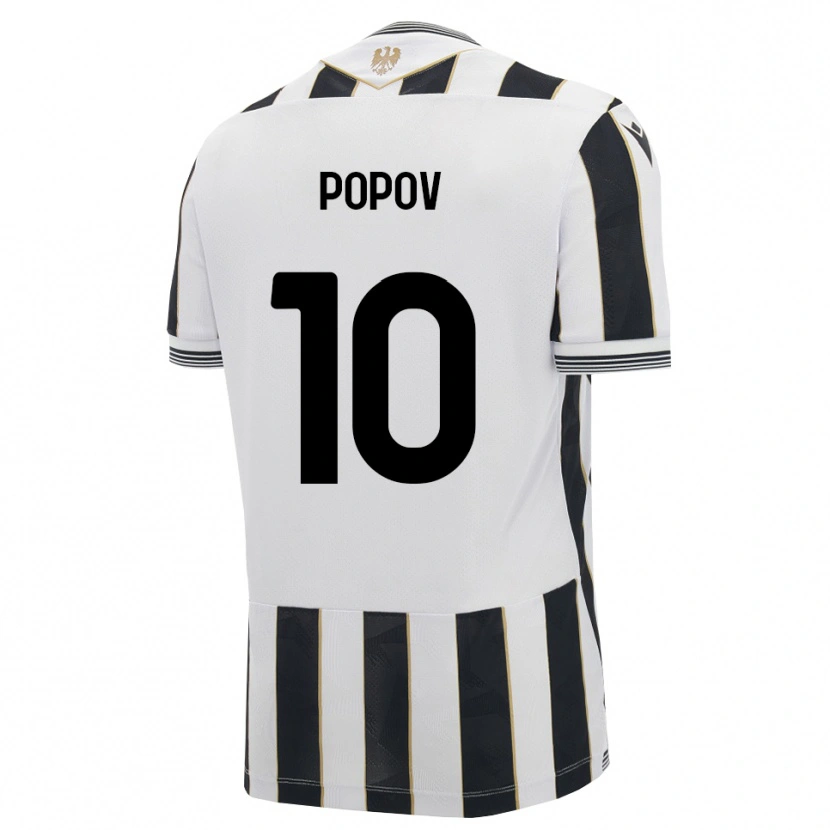 Danxen Damen Nikolay Popov #10 Schwarz Weiß Pink Heimtrikot Trikot 2026/27 T-Shirt Schweiz