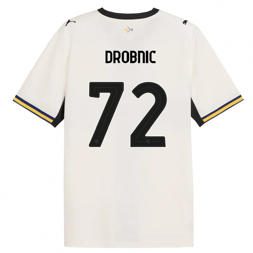 Danxen Damen Dominik Drobnic #72 Creme Schwarz Gelb Heimtrikot Trikot 2026/27 T-Shirt Schweiz
