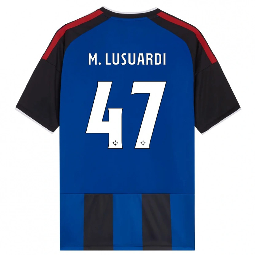 Danxen Damen Mateus Lusuardi #47 Schwarz Rot Weiß Blau Heimtrikot Trikot 2026/27 T-Shirt Schweiz