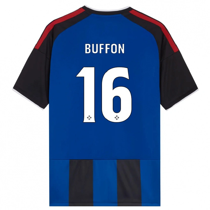 Danxen Damen Louis Buffon #16 Schwarz Rot Weiß Blau Heimtrikot Trikot 2026/27 T-Shirt Schweiz