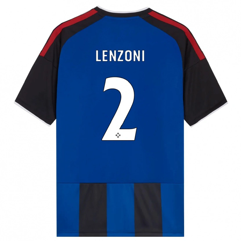Danxen Damen Samuele Lenzoni #2 Schwarz Rot Weiß Blau Heimtrikot Trikot 2026/27 T-Shirt Schweiz