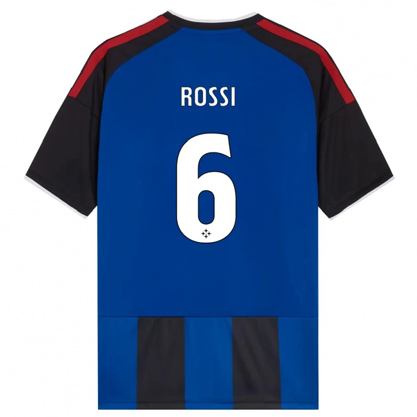 Danxen Damen Francesco Rossi #6 Schwarz Rot Weiß Blau Heimtrikot Trikot 2026/27 T-Shirt Schweiz