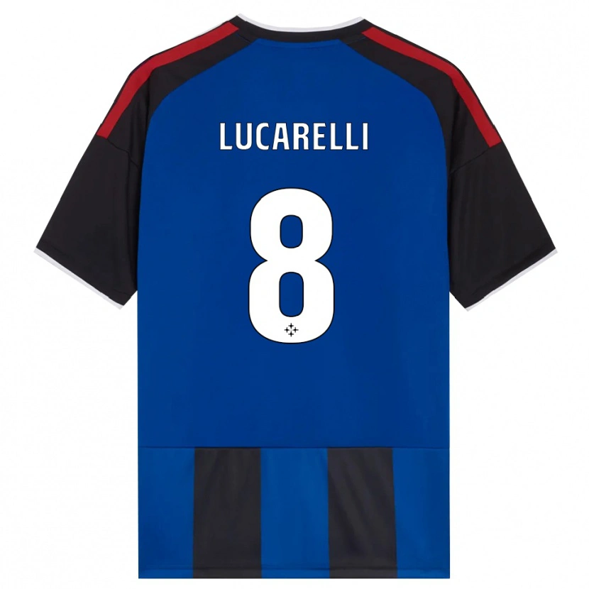 Danxen Damen Lapo Lucarelli #8 Schwarz Rot Weiß Blau Heimtrikot Trikot 2026/27 T-Shirt Schweiz