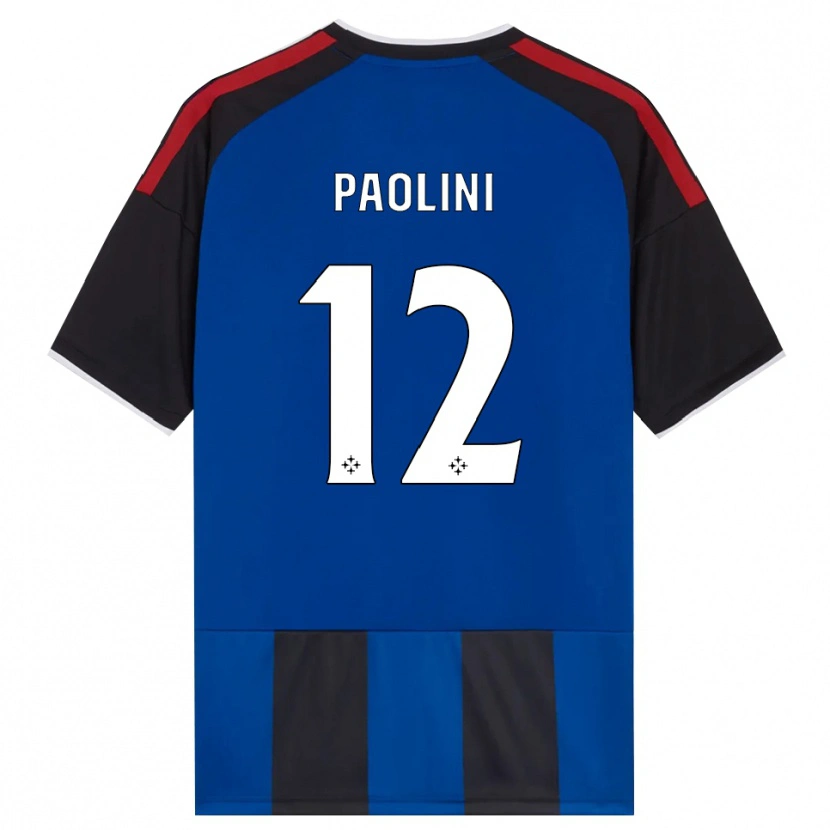 Danxen Damen Andrea Paolini #12 Schwarz Rot Weiß Blau Heimtrikot Trikot 2026/27 T-Shirt Schweiz