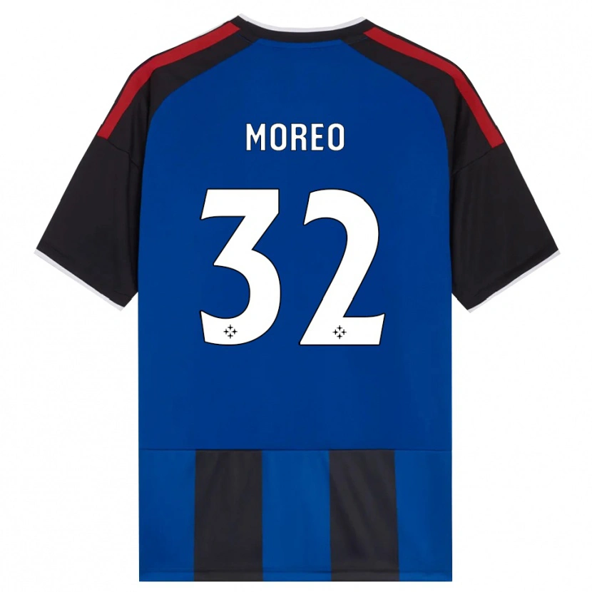 Danxen Damen Stefano Moreo #32 Schwarz Rot Weiß Blau Heimtrikot Trikot 2026/27 T-Shirt Schweiz