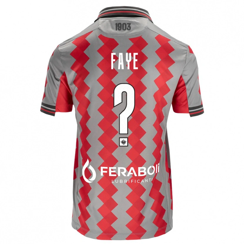 Danxen Damen Nouroudine Faye #0 Grau Rot Weiß Heimtrikot Trikot 2026/27 T-Shirt Schweiz