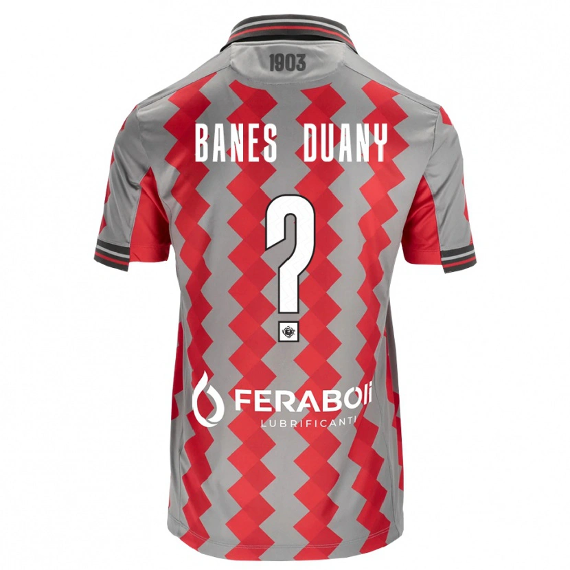 Danxen Damen Alessandro Banes Duany #0 Grau Rot Weiß Heimtrikot Trikot 2026/27 T-Shirt Schweiz
