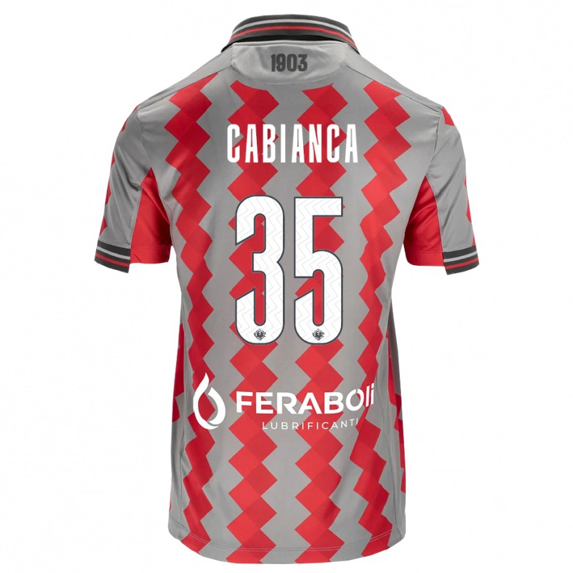 Danxen Damen Eddy Cabianca #35 Grau Rot Weiß Heimtrikot Trikot 2026/27 T-Shirt Schweiz
