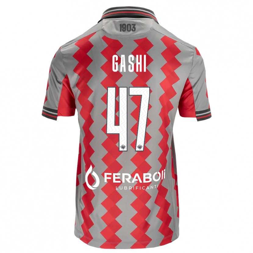 Danxen Damen Eduart Gashi #47 Grau Rot Weiß Heimtrikot Trikot 2026/27 T-Shirt Schweiz