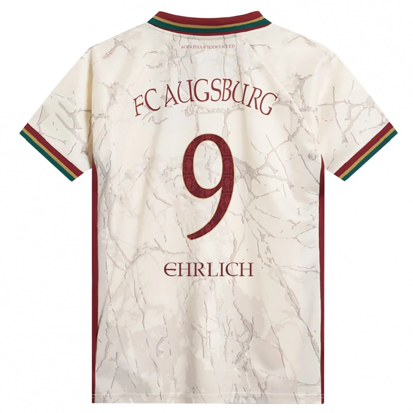 Danxen Damen Lucas Ehrlich #9 Grün Reis Weiß Burgund Heimtrikot Trikot 2026/27 T-Shirt Schweiz