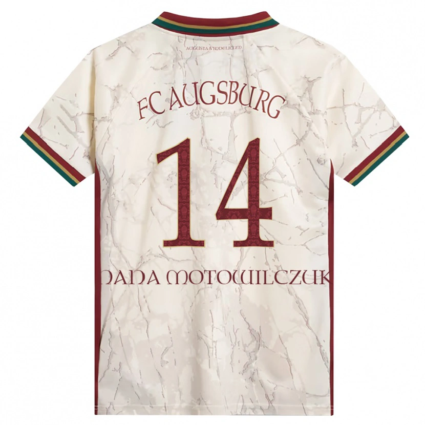 Danxen Damen Kevin Nana #14 Grün Reis Weiß Burgund Heimtrikot Trikot 2026/27 T-Shirt Schweiz