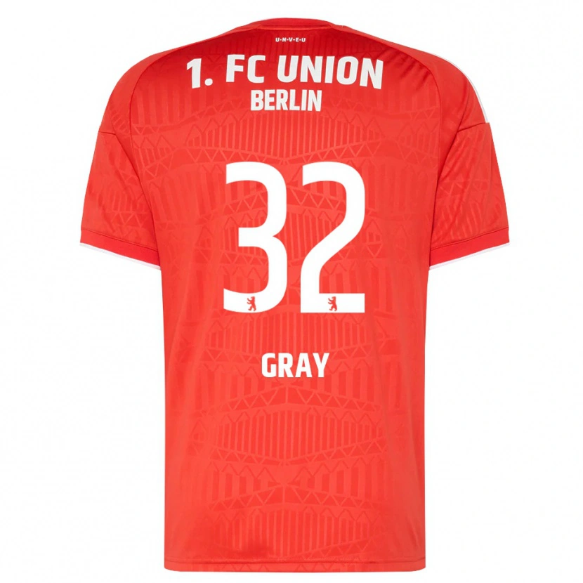 Danxen Damen Mekhi Gray #32 Rot Weiß Heimtrikot Trikot 2026/27 T-Shirt Schweiz