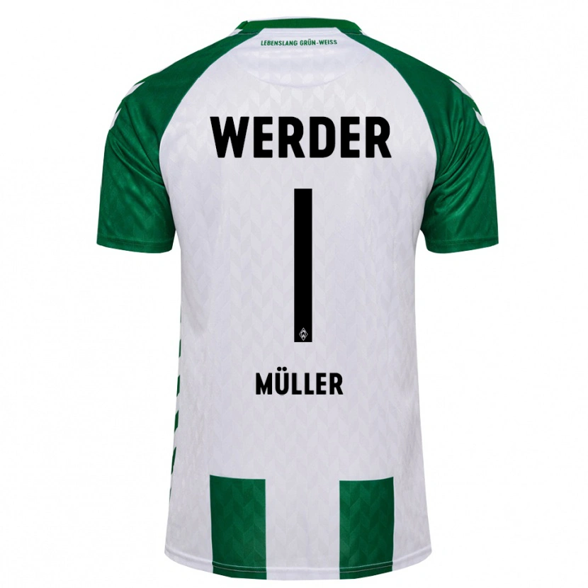 Danxen Damen Vincent Müller #1 Grün Weiß Heimtrikot Trikot 2026/27 T-Shirt Schweiz