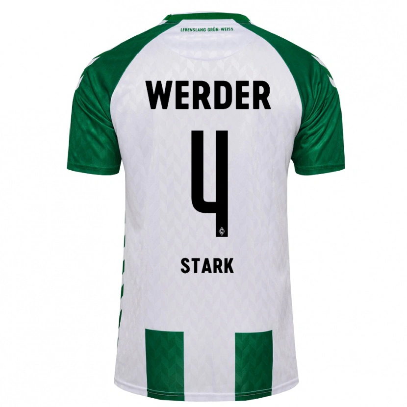 Danxen Damen Niklas Stark #4 Grün Weiß Heimtrikot Trikot 2026/27 T-Shirt Schweiz