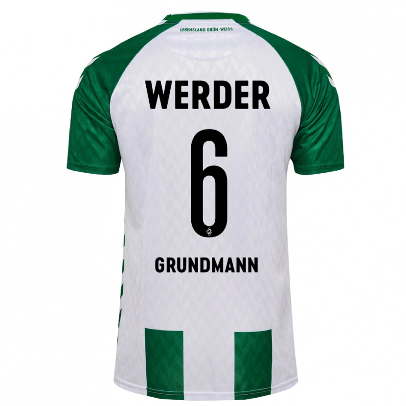 Danxen Damen Mattes Grundmann #6 Grün Weiß Heimtrikot Trikot 2026/27 T-Shirt Schweiz
