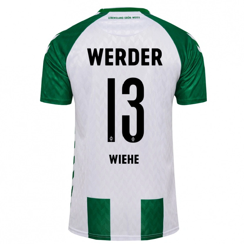 Danxen Damen Jakob Wiehe #13 Grün Weiß Heimtrikot Trikot 2026/27 T-Shirt Schweiz