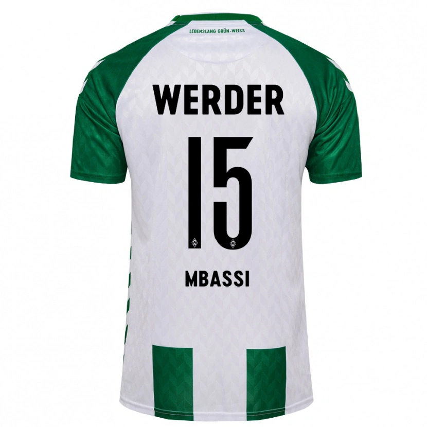 Danxen Damen Mario Mbassi #15 Grün Weiß Heimtrikot Trikot 2026/27 T-Shirt Schweiz