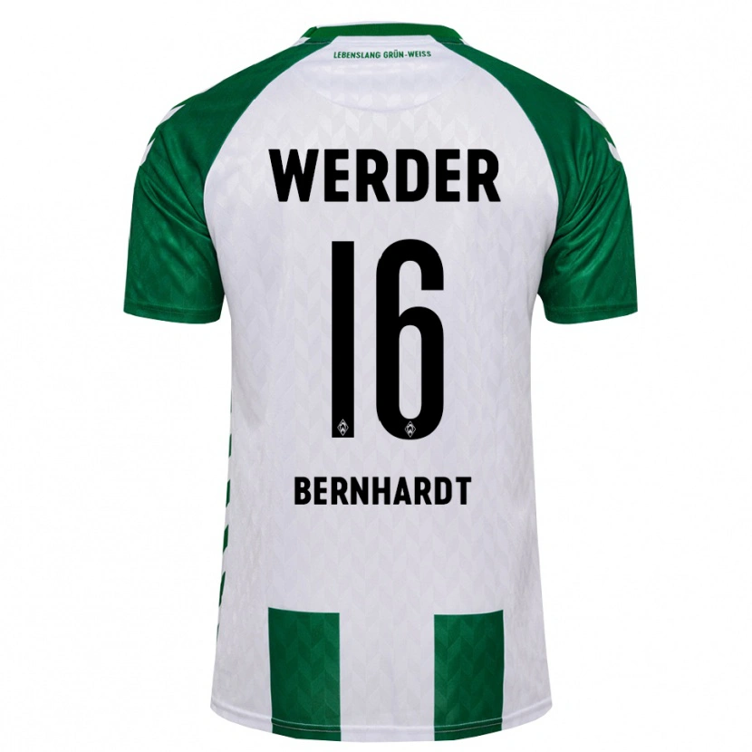 Danxen Damen Emilie Bernhardt #16 Grün Weiß Heimtrikot Trikot 2026/27 T-Shirt Schweiz