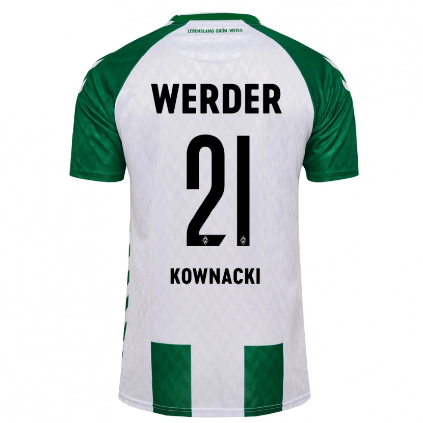 Danxen Damen Dawid Kownacki #21 Grün Weiß Heimtrikot Trikot 2026/27 T-Shirt Schweiz