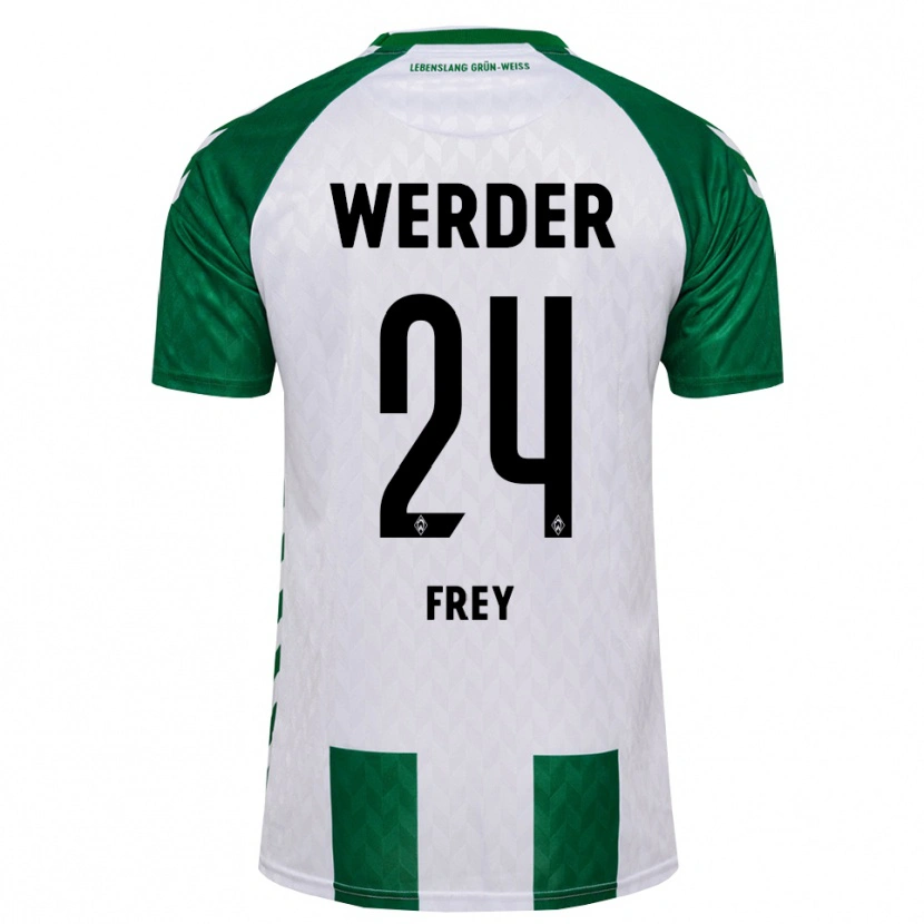 Danxen Damen Elias Frey #24 Grün Weiß Heimtrikot Trikot 2026/27 T-Shirt Schweiz